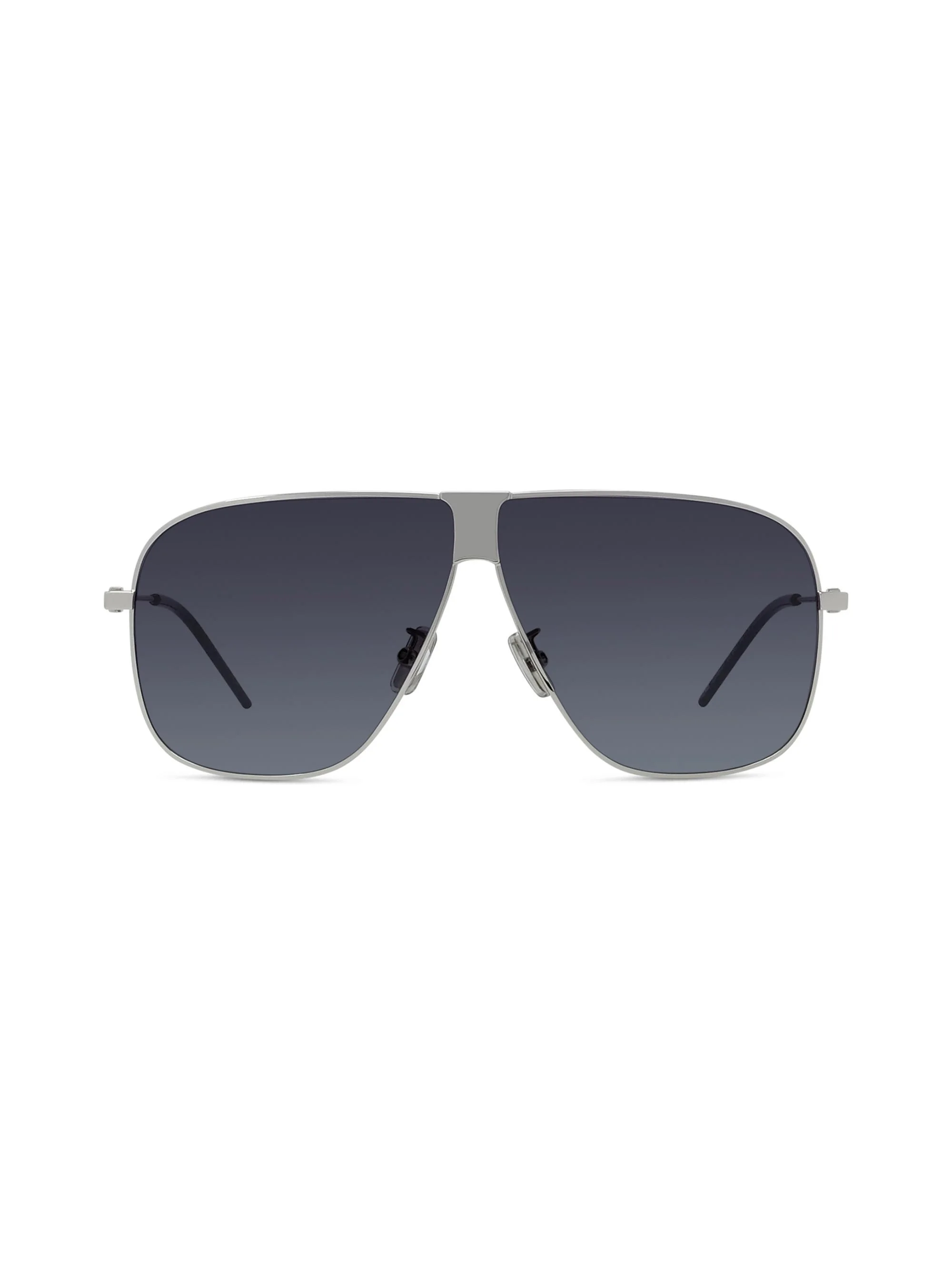 Men's GV Speed 64MM Pilot Sunglasses - Silver Grey - 1