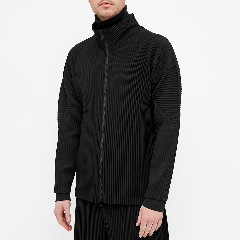 Homme Plissé Issey Miyake Pleated Zip Jacket - 4