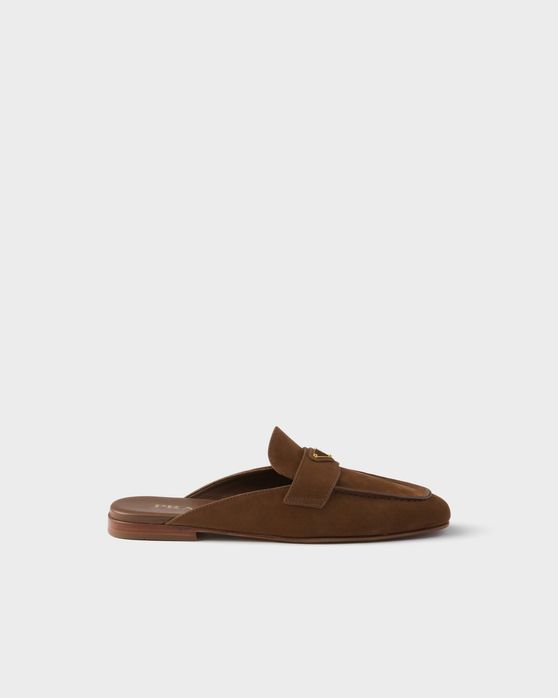 Prada Nubuck mules outlook