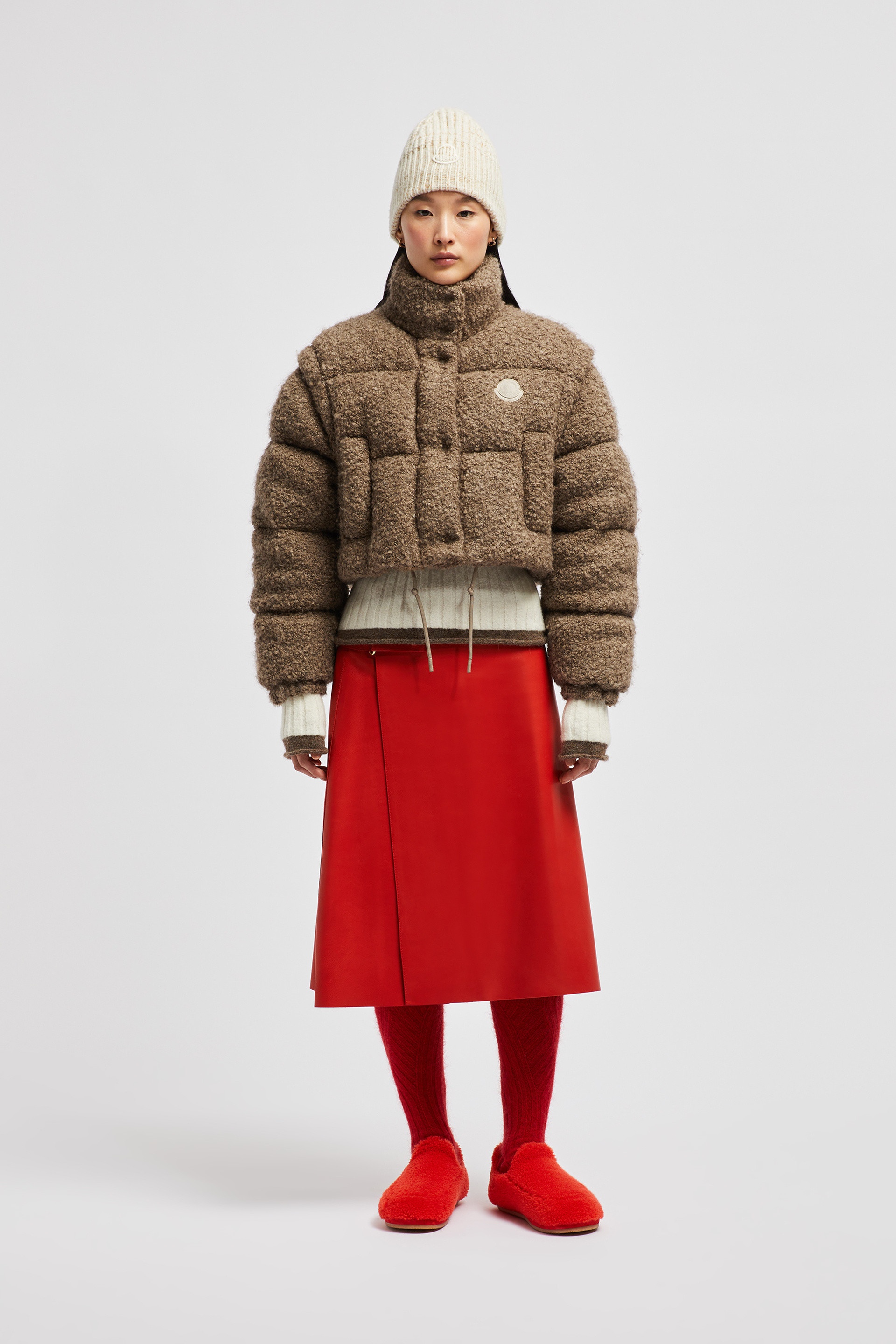 Cytinelle 2-in-1 Tweed Down Jacket - 2