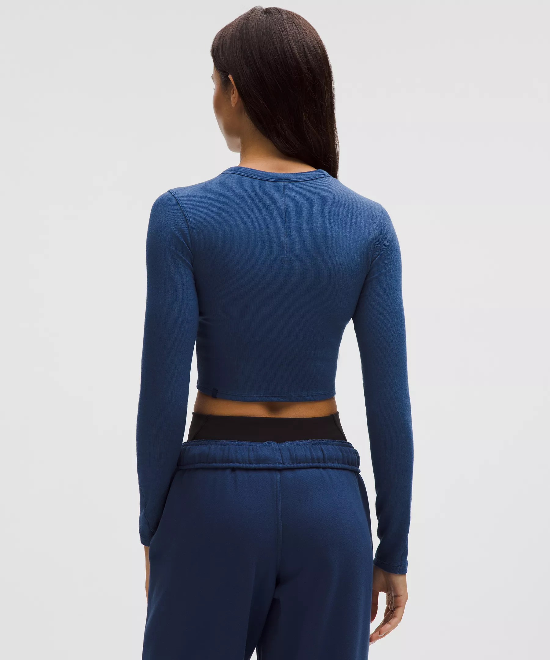 Hold Tight Straight-Hem Cropped Long-Sleeve Shirt - 3