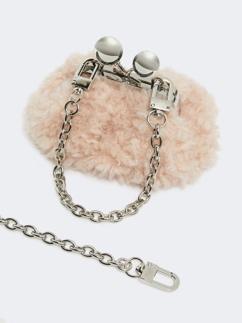 Mini Pasticcino Bag with a soft texture - PINK 3