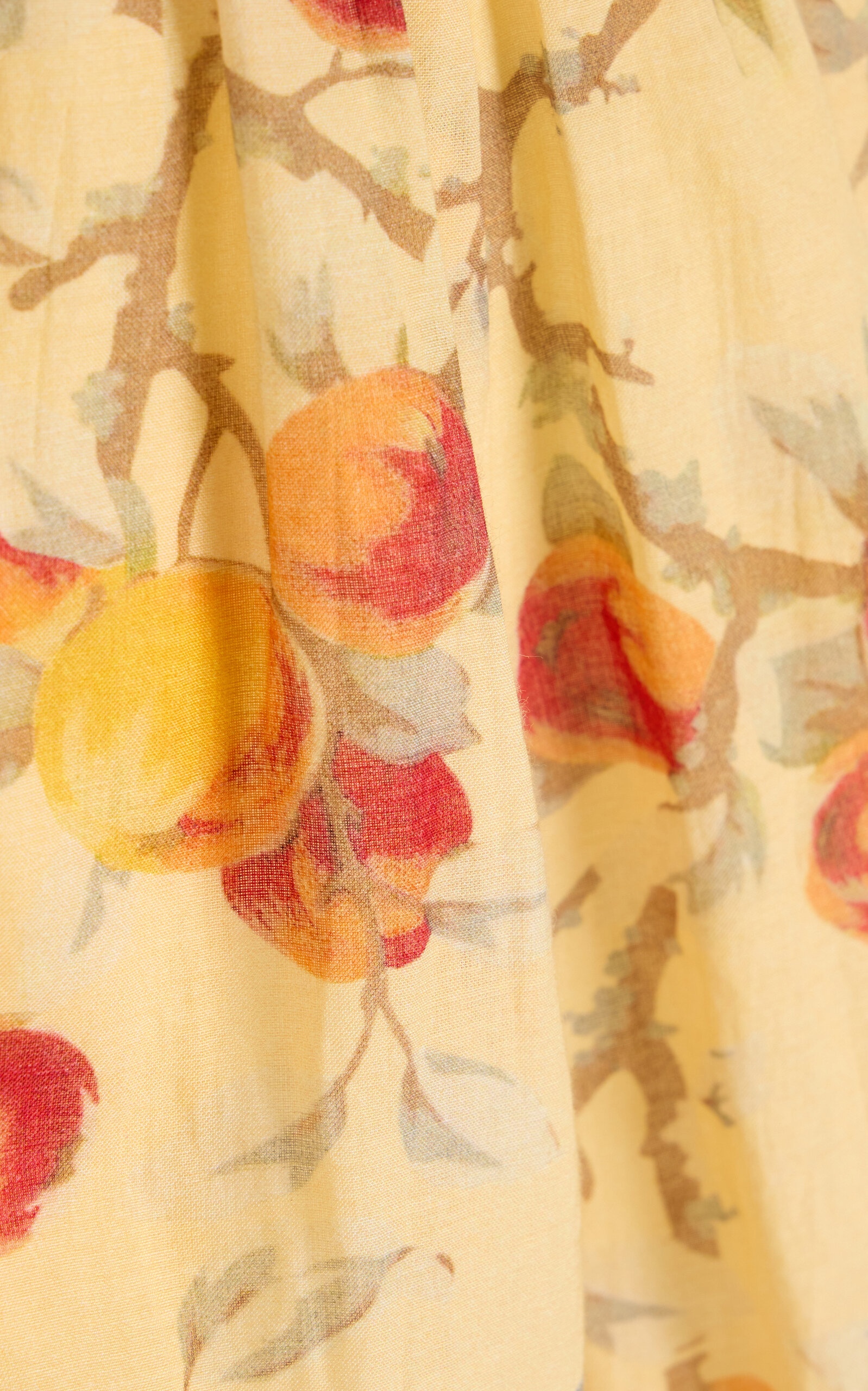 Aurelia Printed Cotton Bloomer Shorts yellow - 5