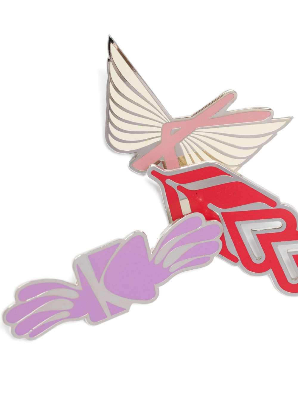 graphic-print pins - 3
