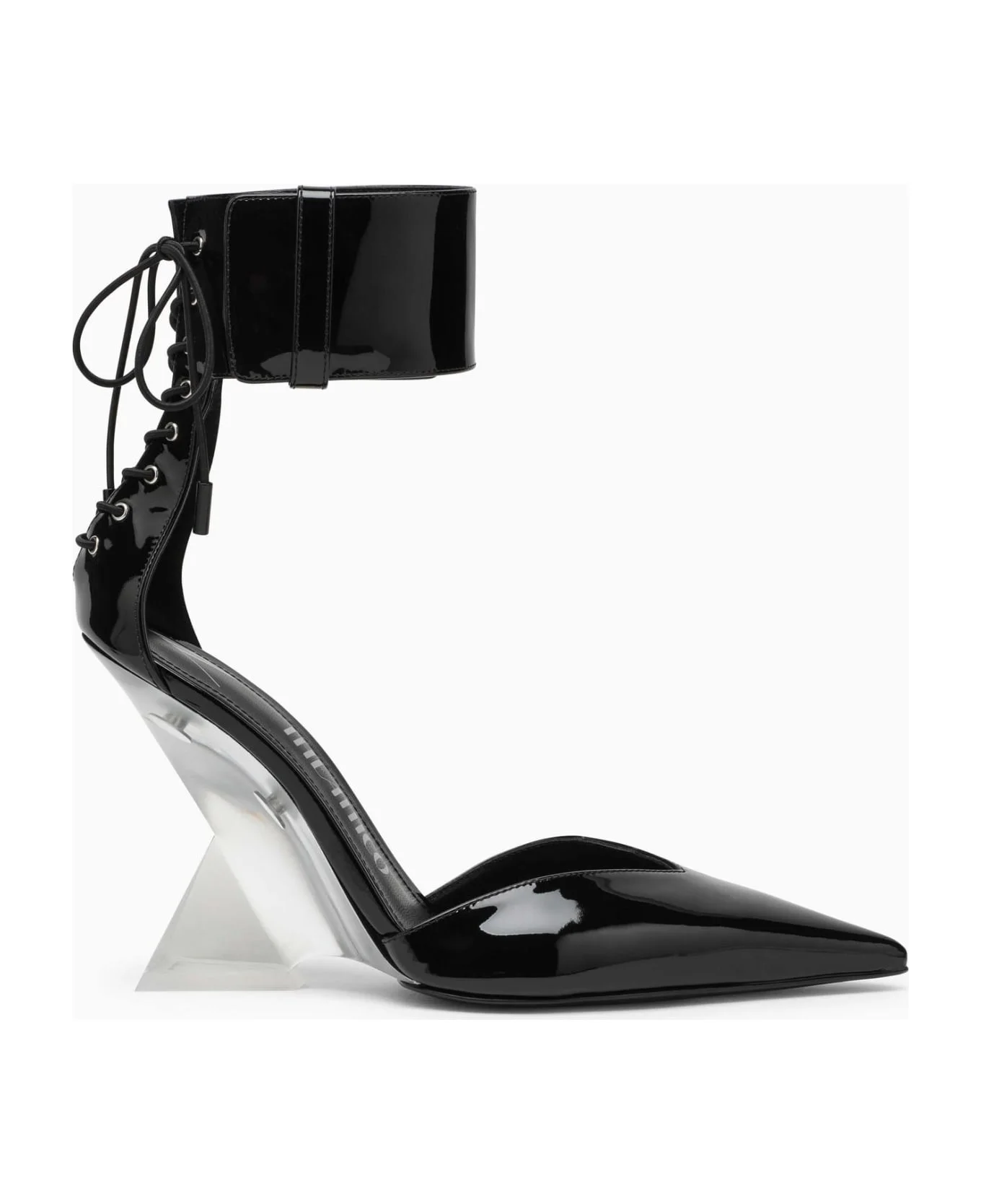 Black Pump Morgan With Ankle Strap - 1