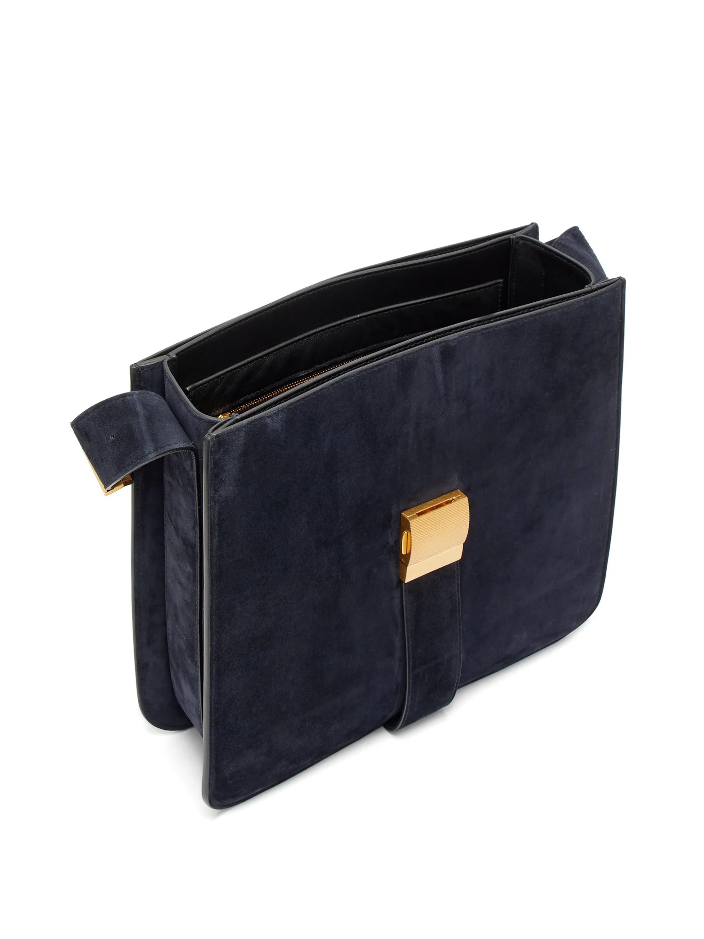 The Marie suede shoulder bag - 6