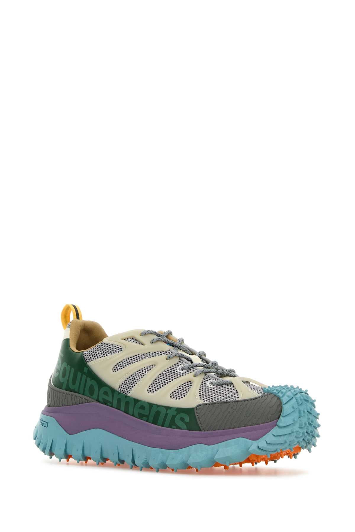 Moncler Men Multicolor Trailgrip Amoeba Sneakers - 2