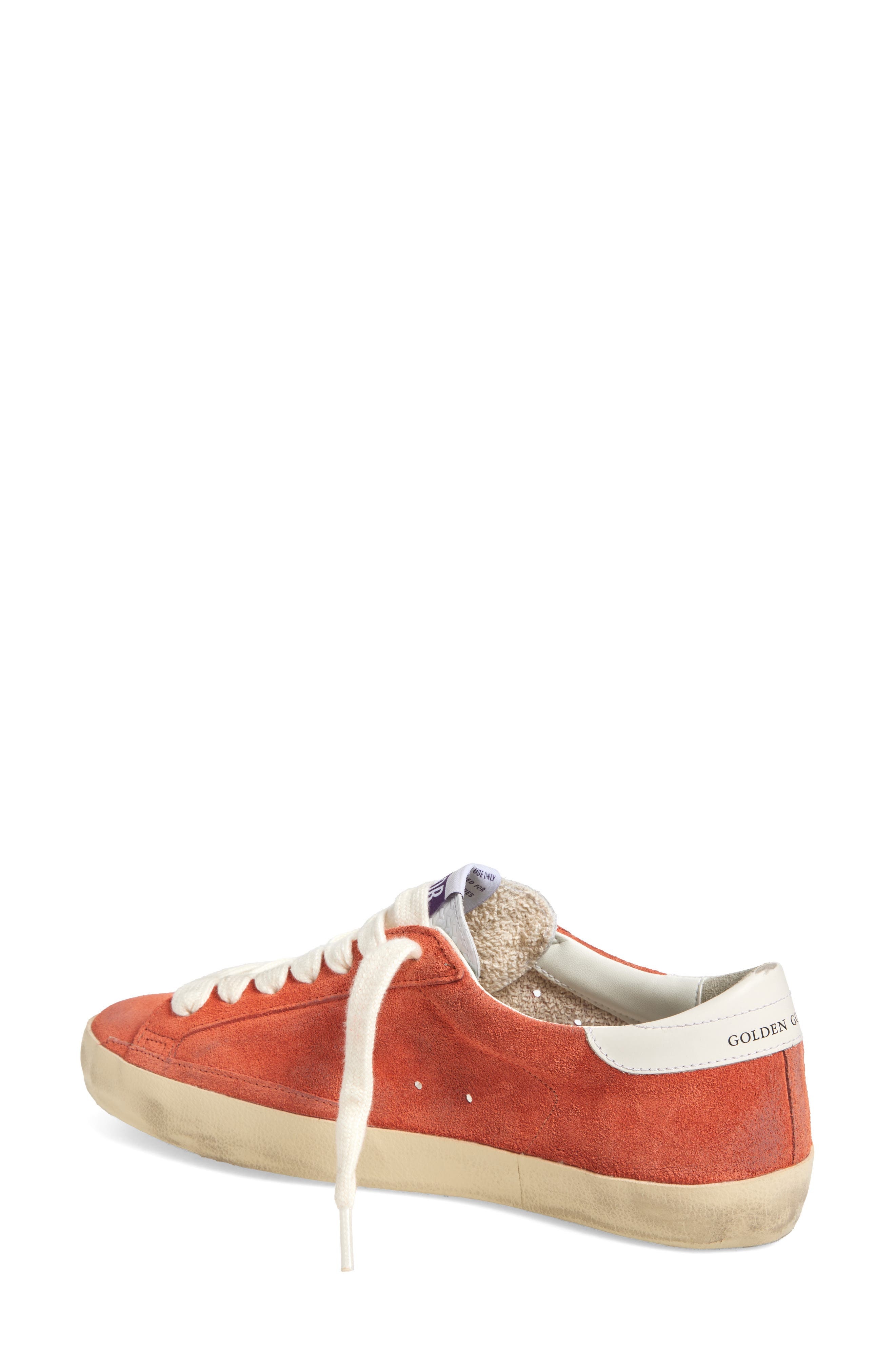 Golden Goose Super-Star Low Top Sneaker in Coral/Milk at Nordstrom - 2