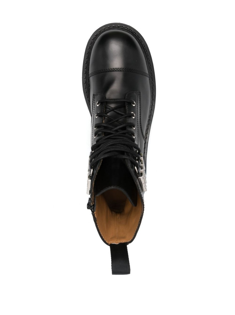 lace-up ankle leather boots 4
