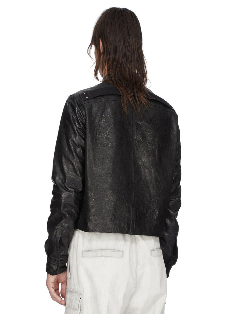 Tour Alice Leather Shirt Jacket Black 3