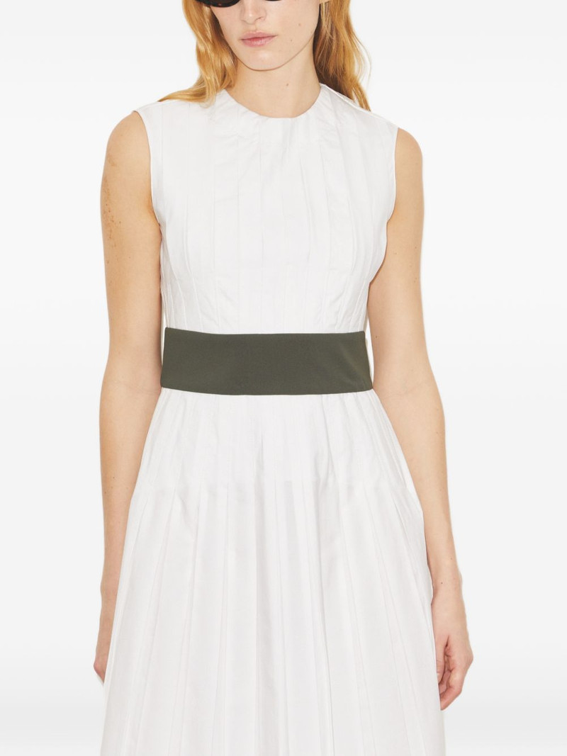 pleated poplin dress 4