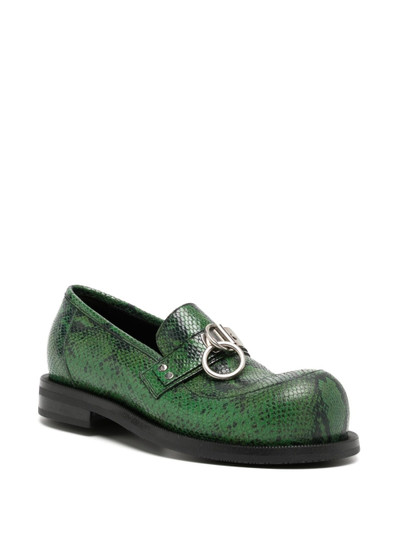 Martine Rose bulb-toe ring loafers outlook
