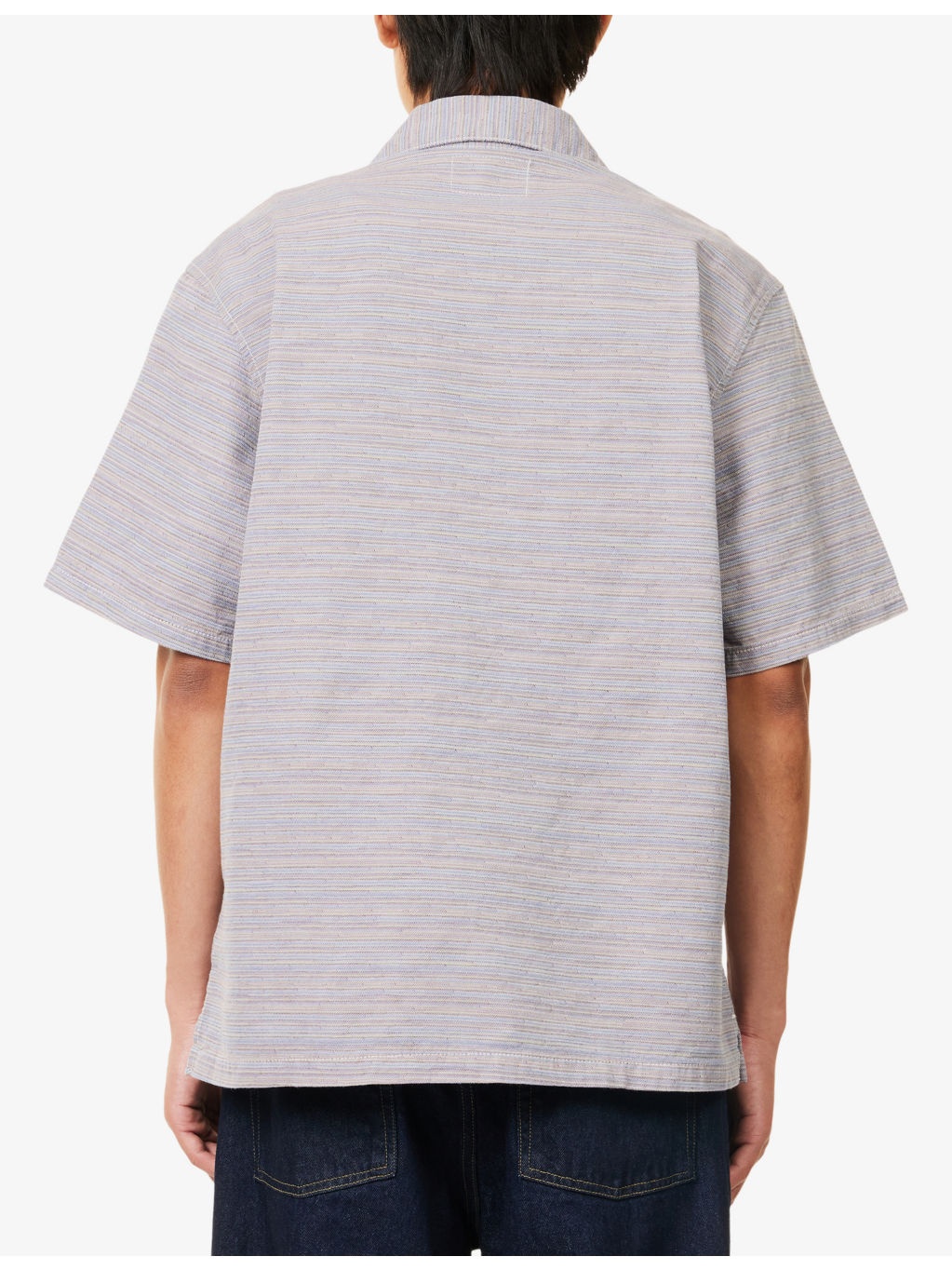 Gellar Striped Short-Sleeve Cotton Shirt - 4