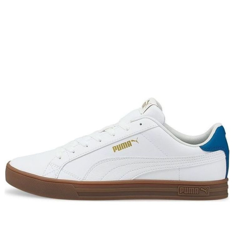PUMA Smash Vulc V3 Lo 'White Mykonos Blue Gum' 380752-08 - 1