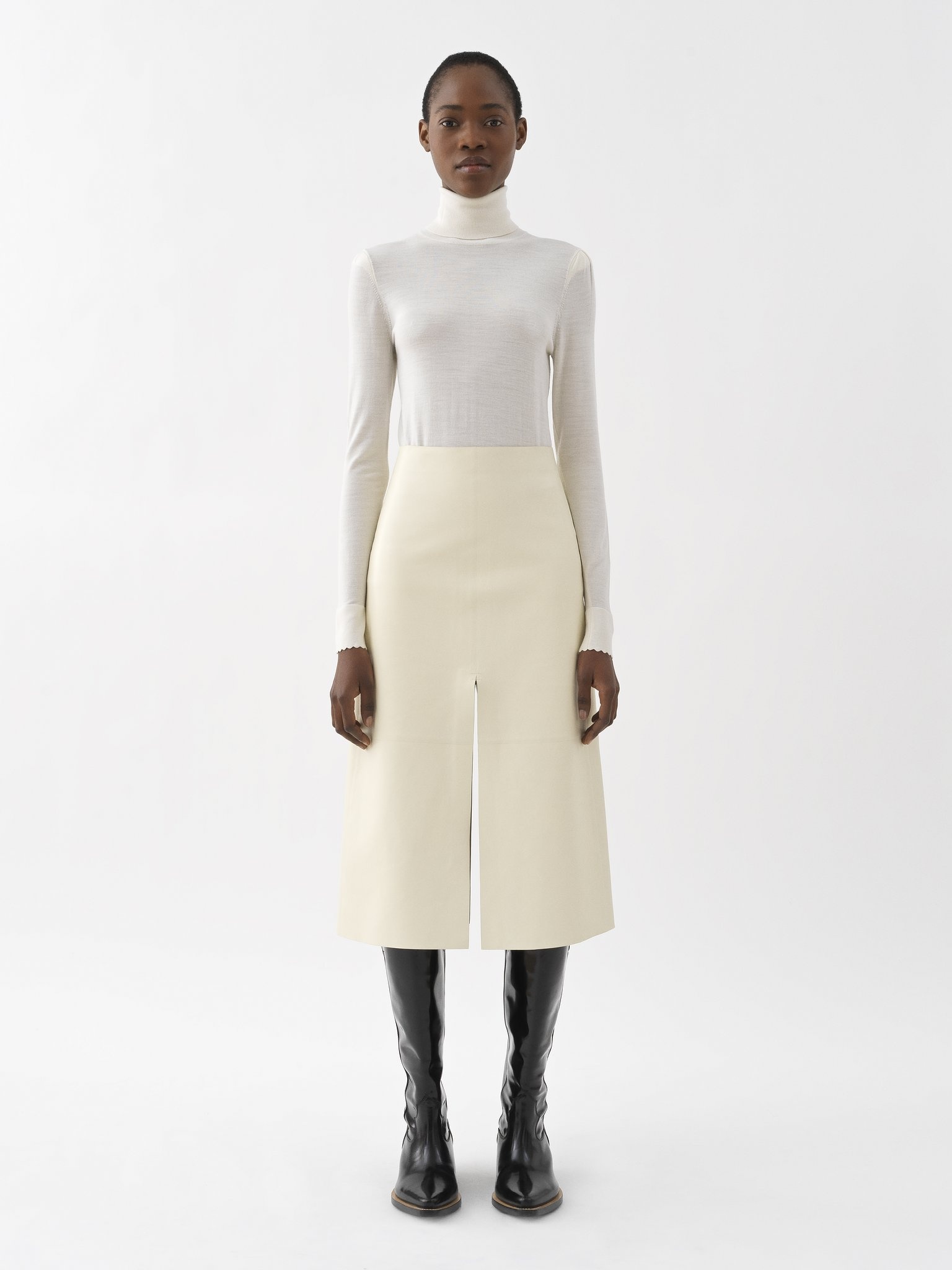 FITTED TURTLENECK JUMPER - 2