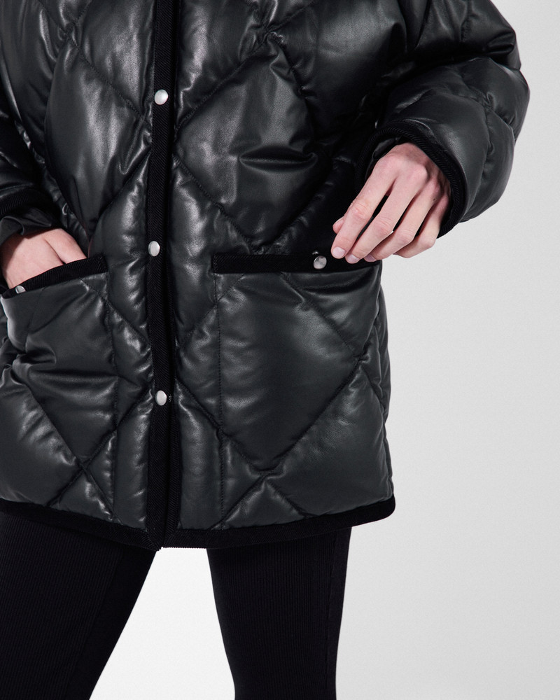 Quilted nappa leather caban 4