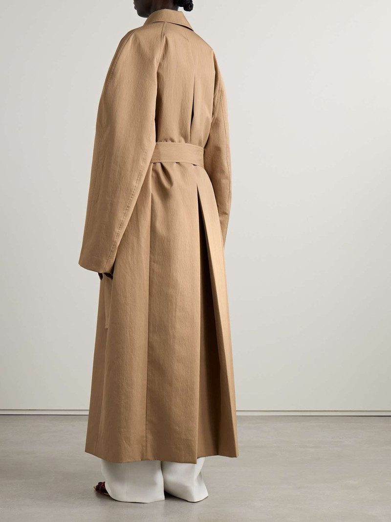 Roth belted cotton-blend twill coat 4