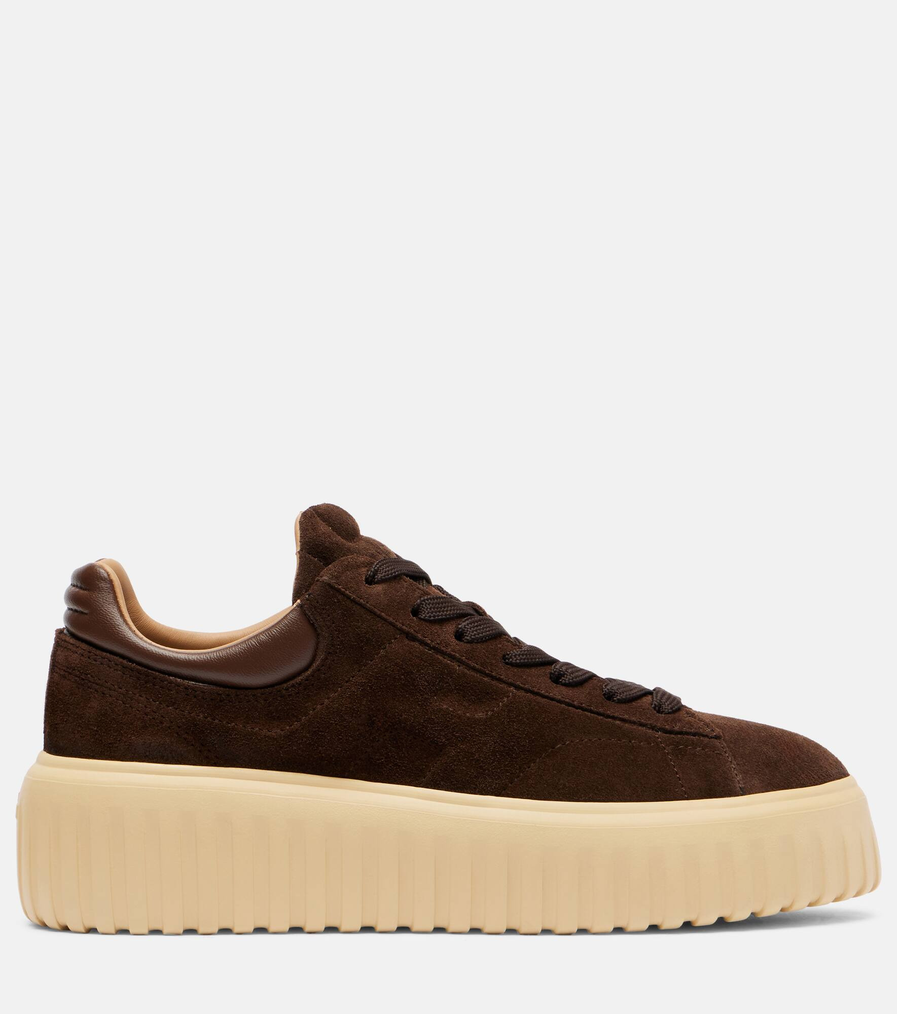 H-Stripes suede platform sneakers - 4
