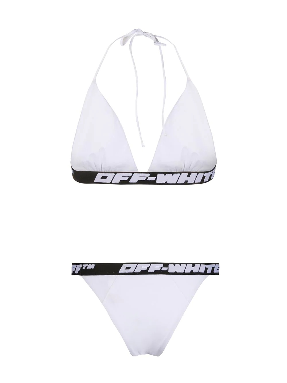 logo tape bikini set - 2