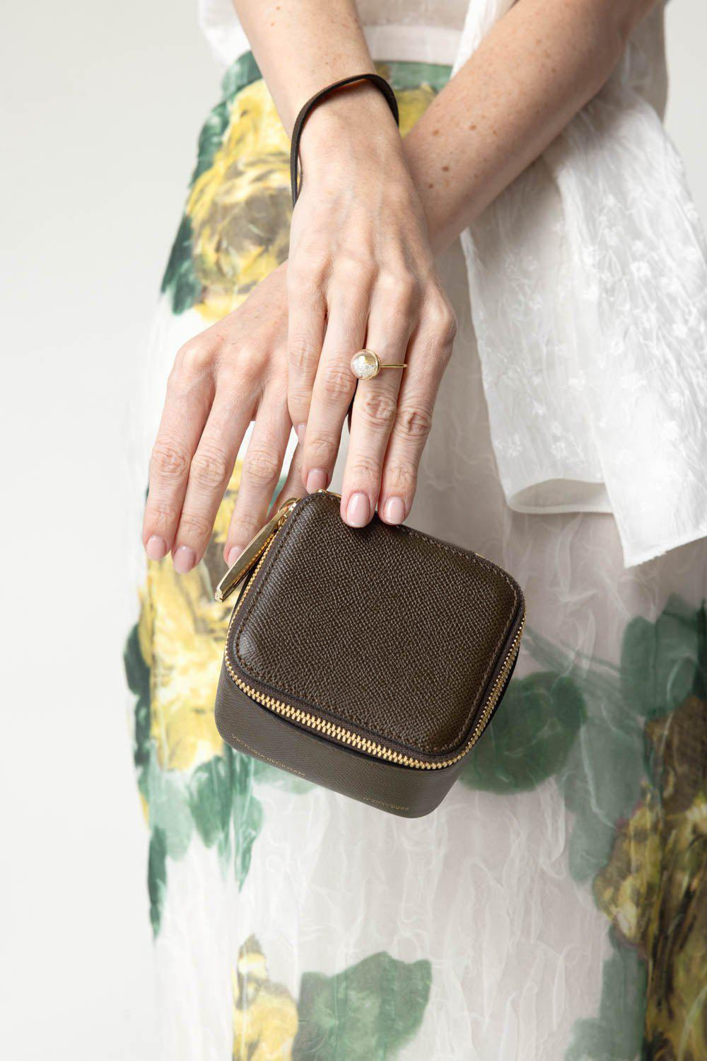 Vanity Micro Clutch - Khaki - 3