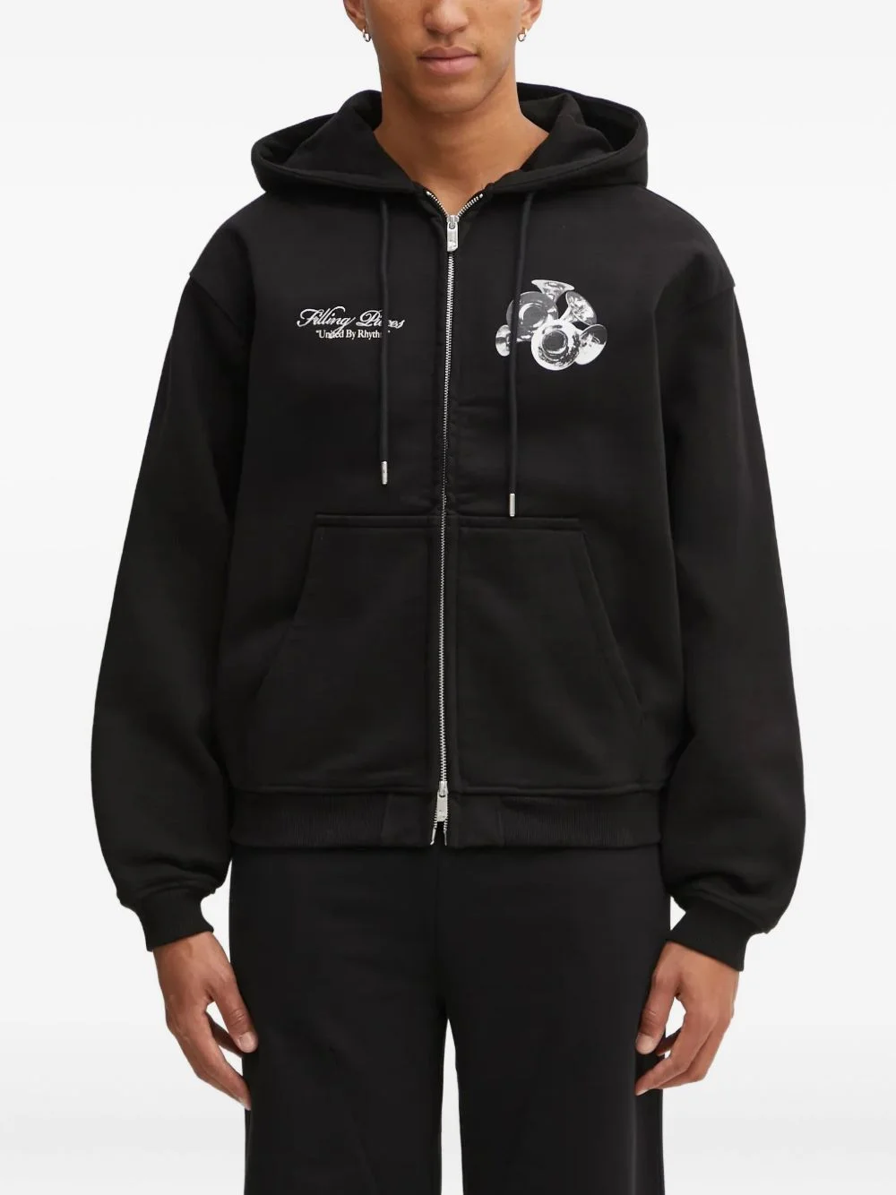 zip-up hoodie - 1
