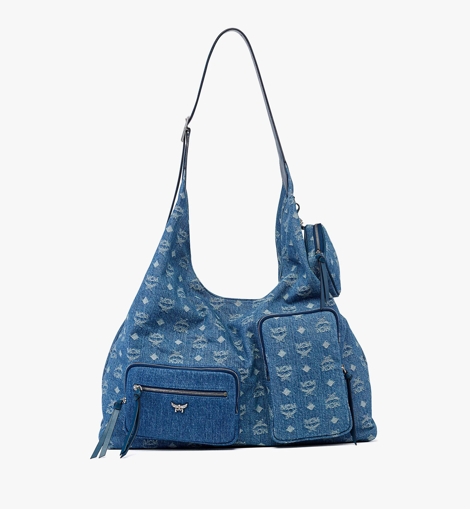 Aren Multi-Shopper in Monogram Denim Jacquard - 1