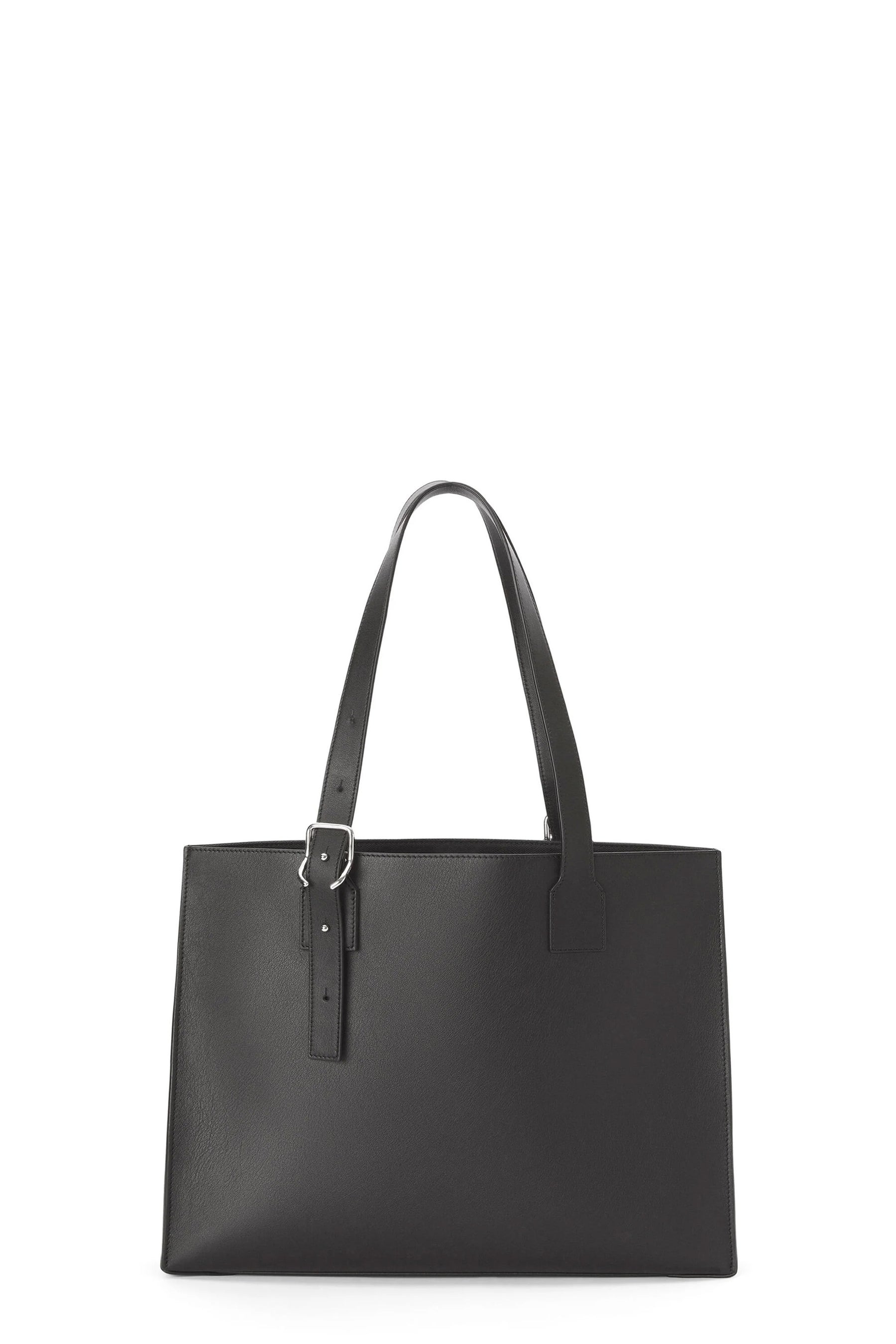 BUCKLE HORIZONTAL TOTE / BLK - 2