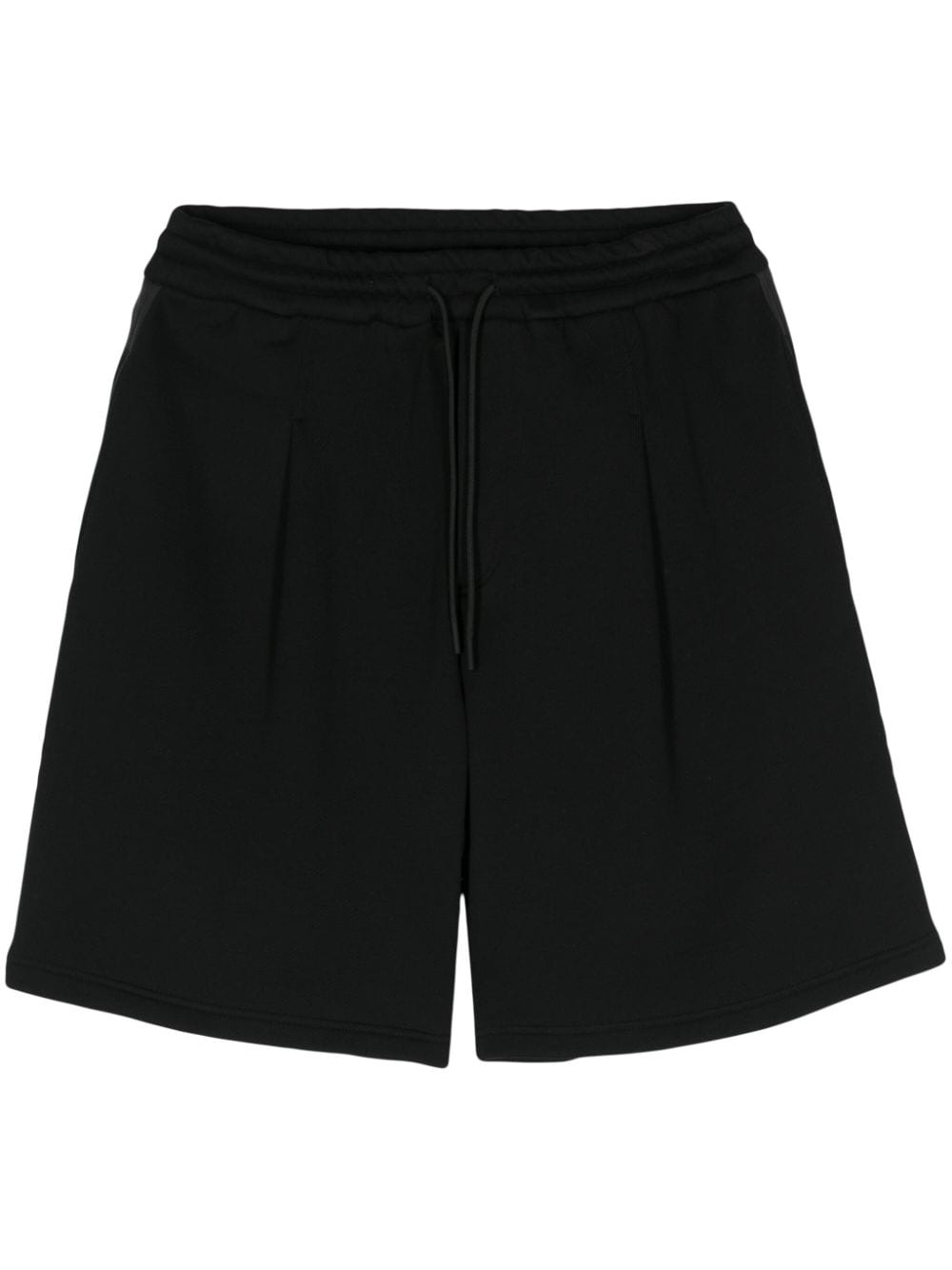 paneled cotton bermuda shorts - 1