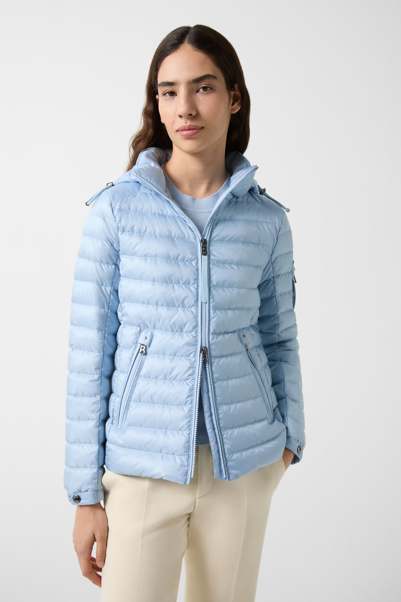 Farah lightweight down jacket in Light blue - 2