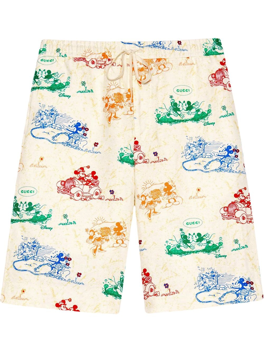 x Disney Mickey Mouse and Minnie print shorts - 1