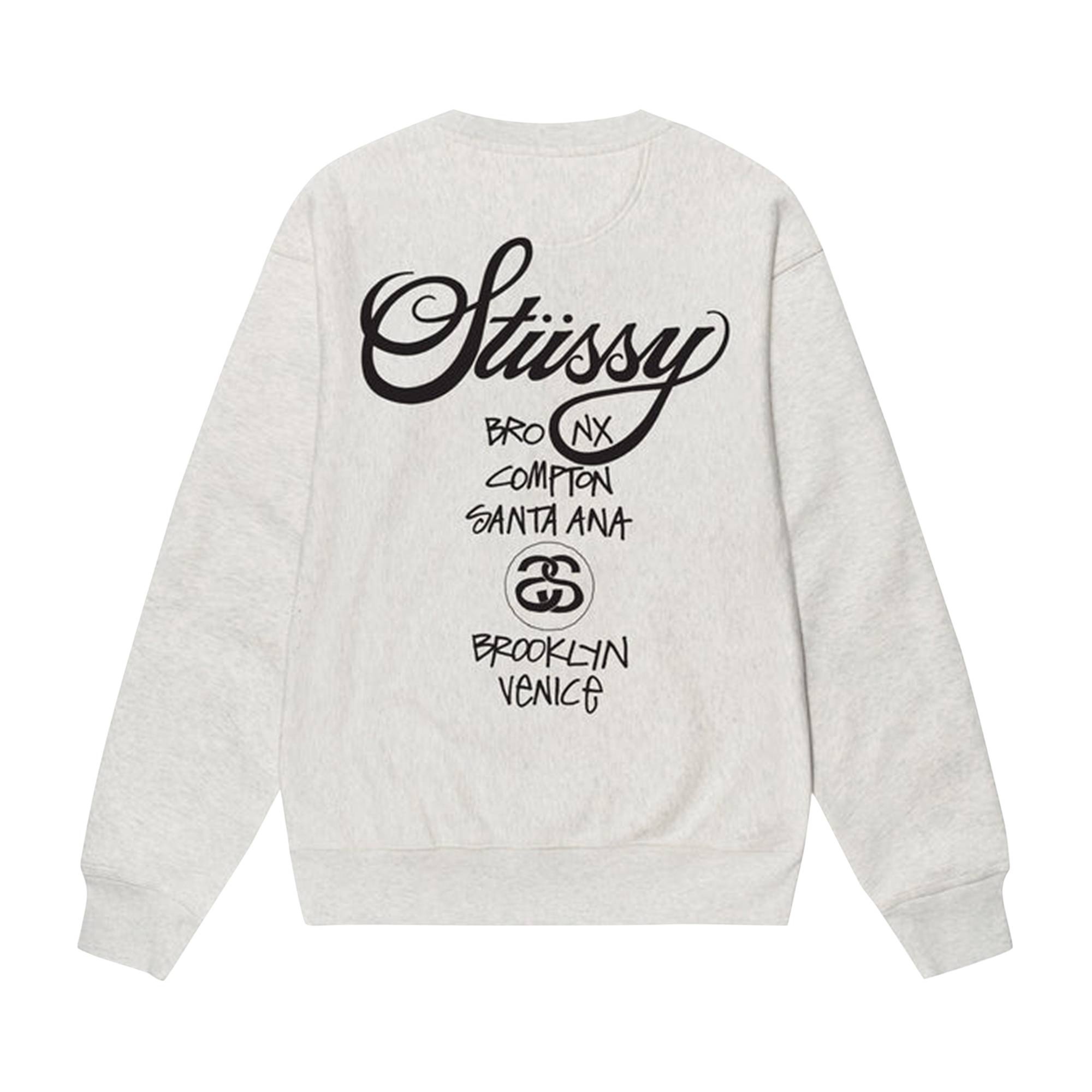 Stussy World Tour Crew 'Ash Heather' - 2