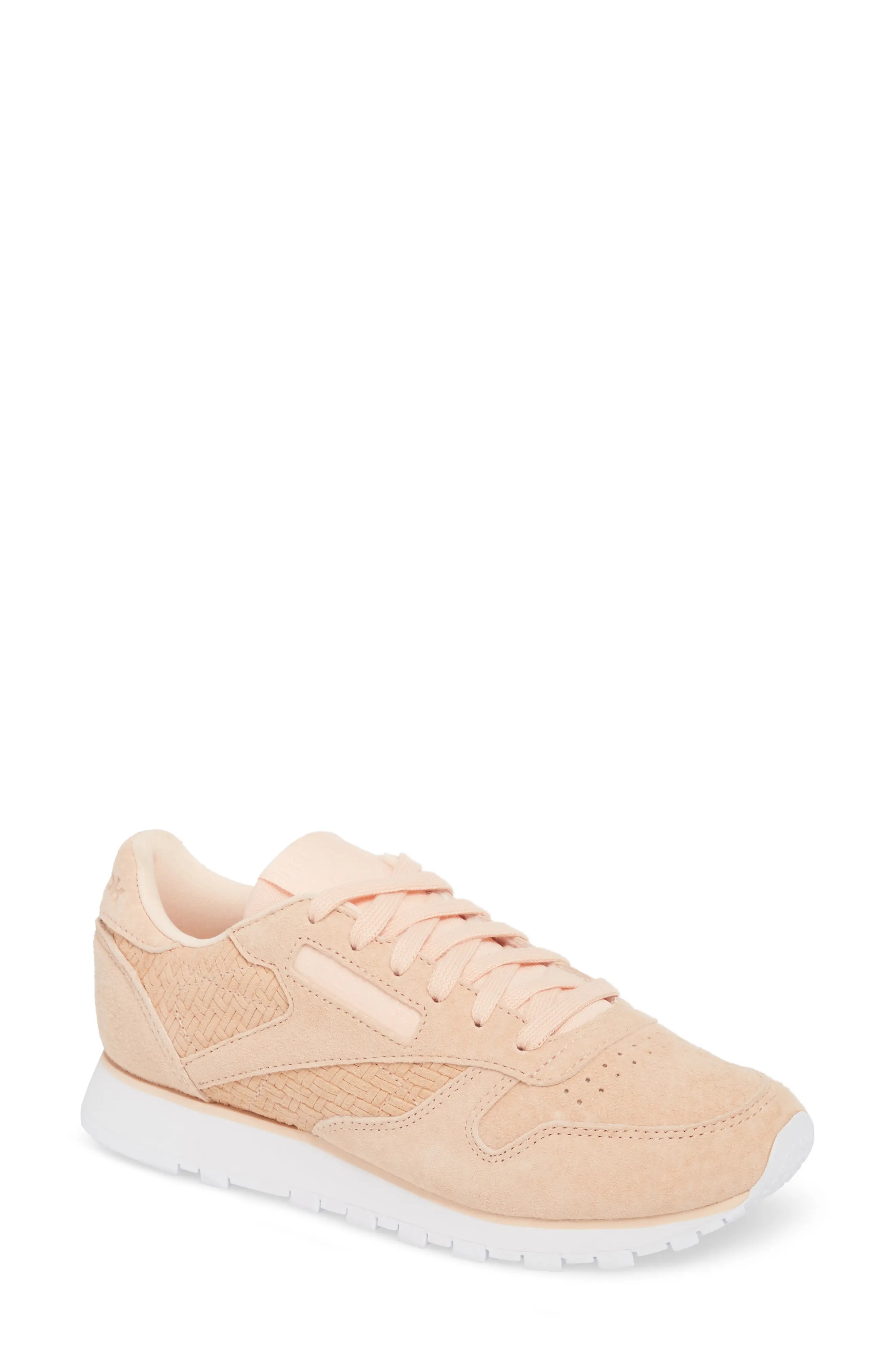 x Maison Margiela Classic Leather Sneaker in Desert Dust/White - 1