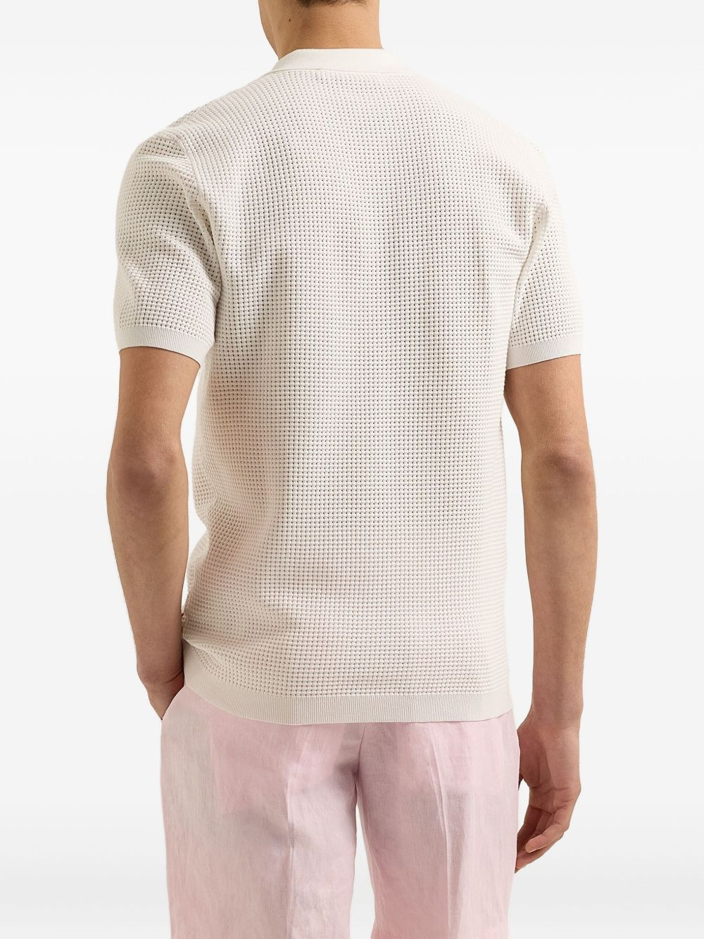 tailored linen shorts - 3