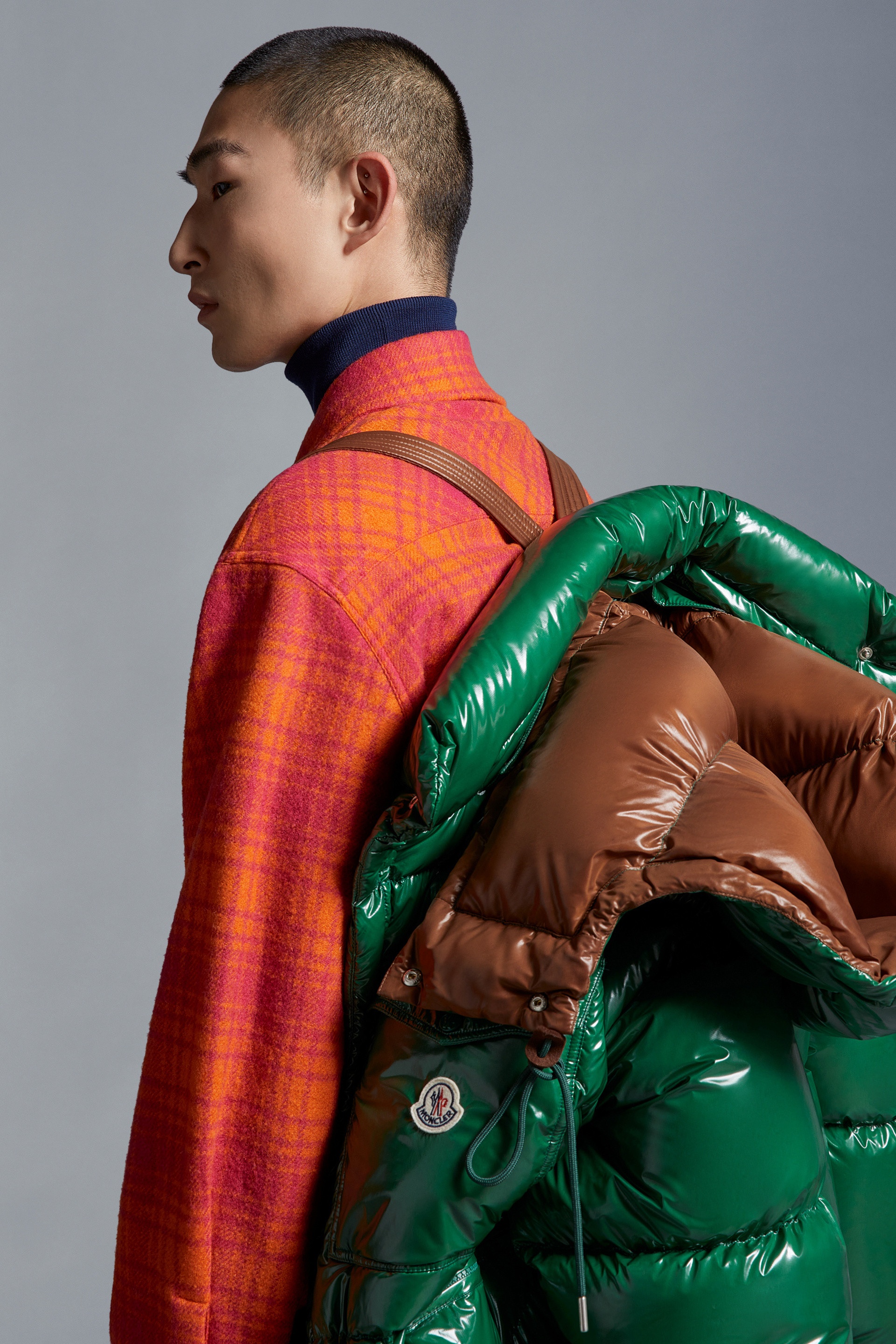 Moncler Moncler Karakorum Short Down Jacket Men | REVERSIBLE
