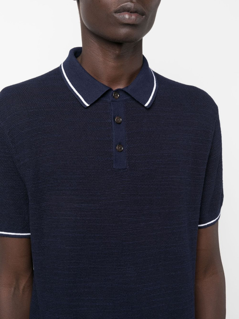 logo-embroidered short-sleeve polo shirt 5