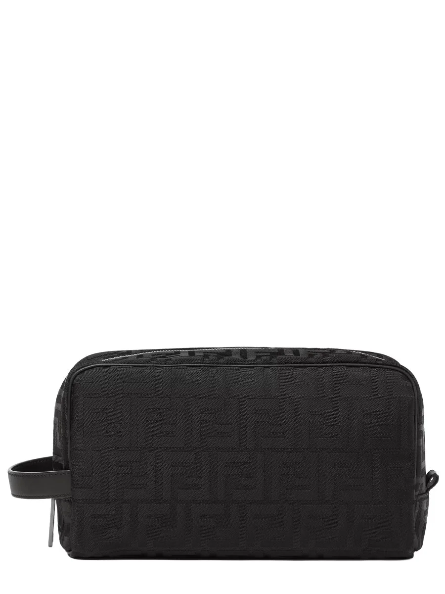 MEDIUM BEAUTY CASE CLUTCH BAG WITH FF WEAVE - 1
