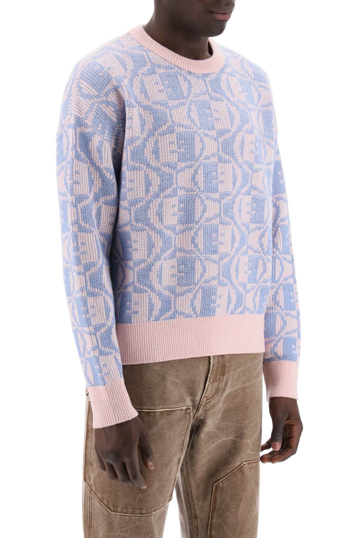 Acne Studios Crewneck Jacquard Face Women - 3