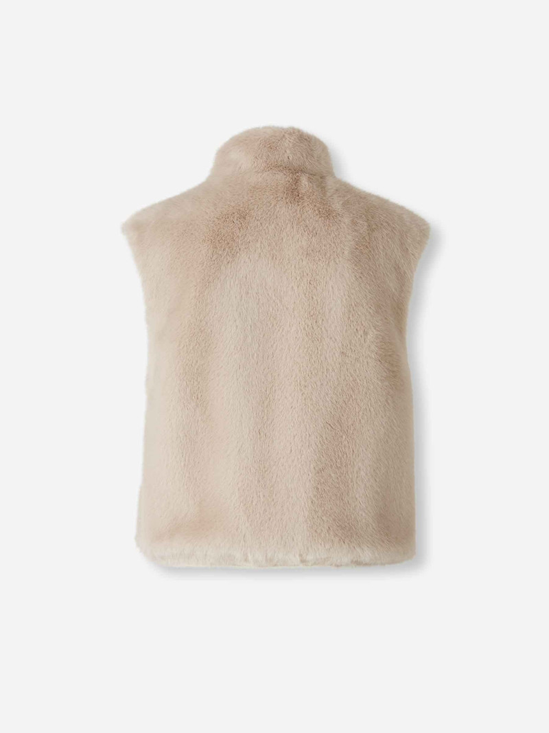 Herno FAUX FUR VEST outlook