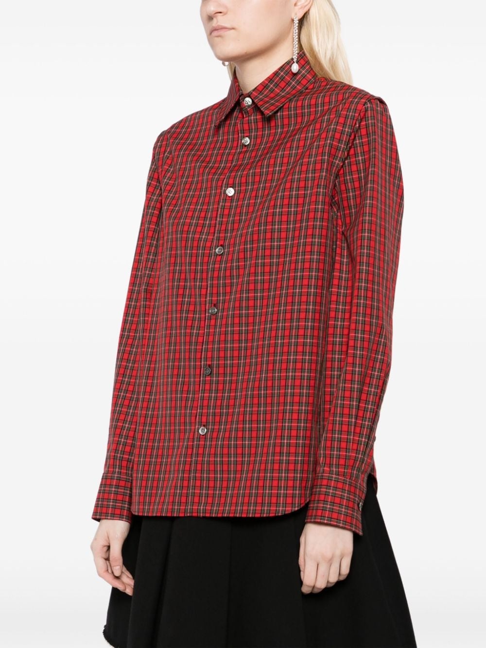 detachable sleeves cotton shirt - 3