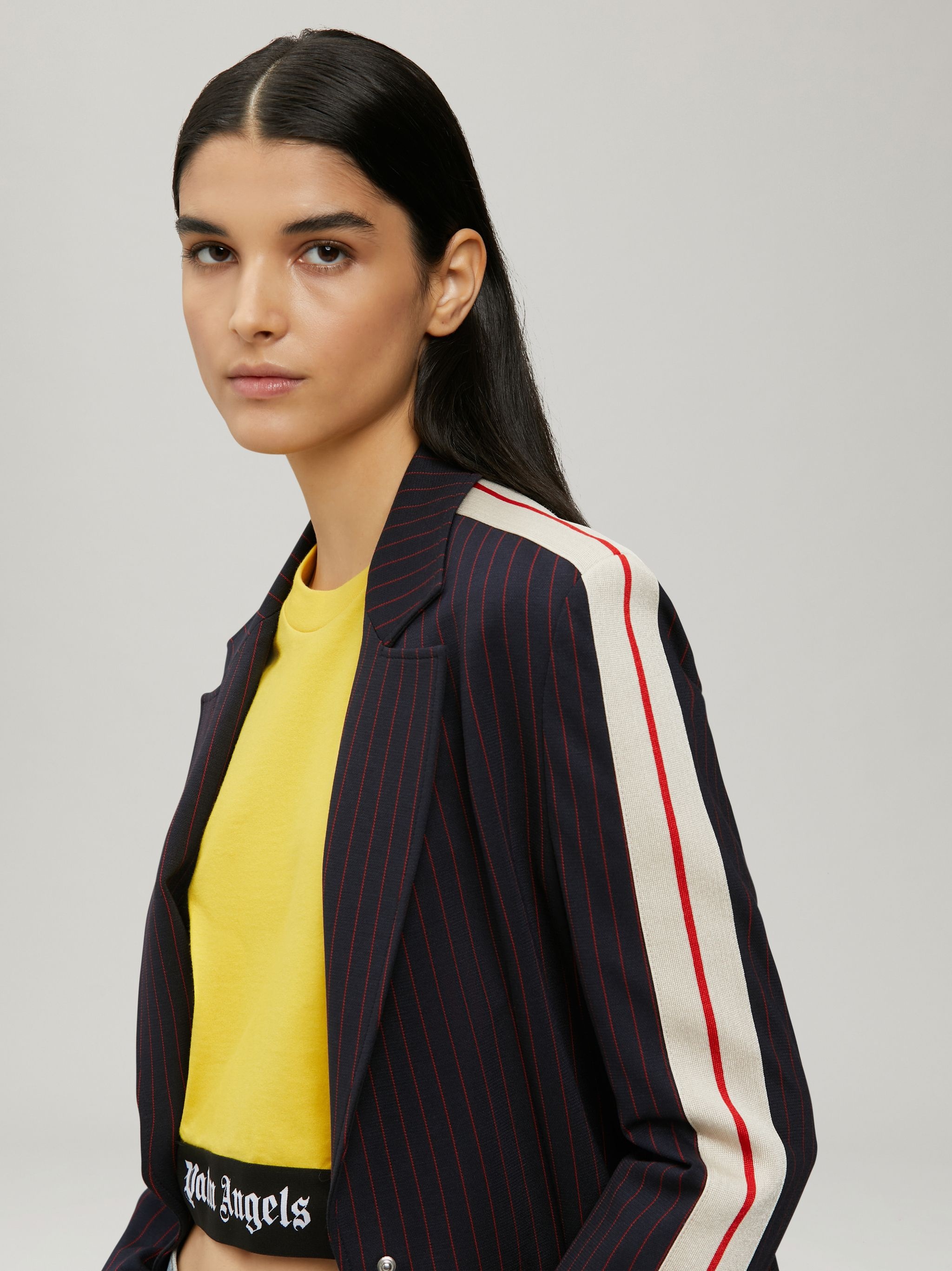 PINSTRIPE TRACK BLAZER - 5