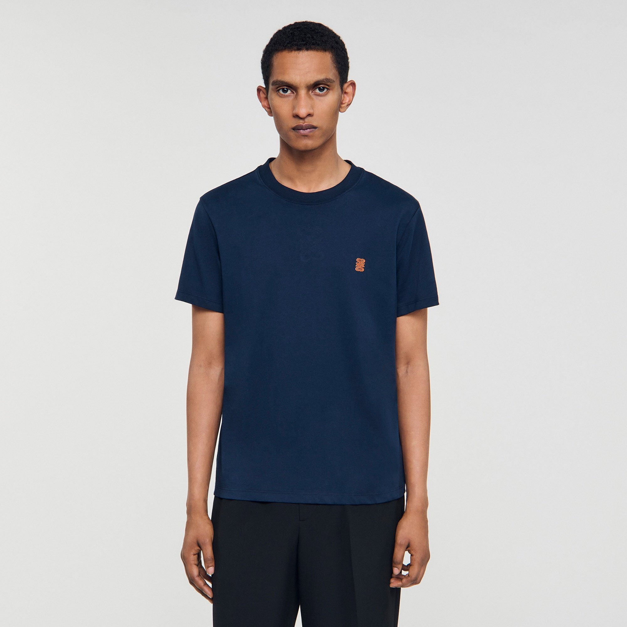 LEATHER LOGO T-SHIRT - 4