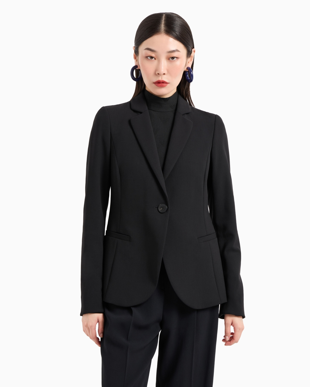 Barathea-wool single-breasted jacket - 4