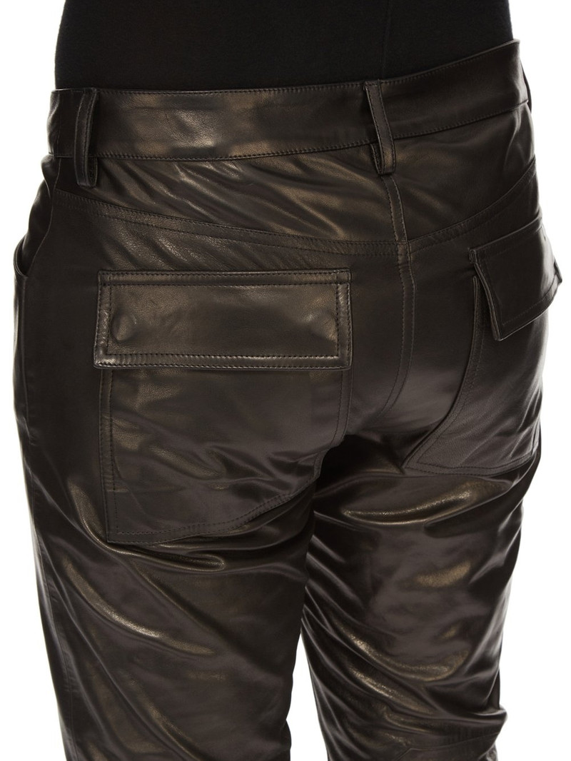 Black Porterville Tyrone Leather Pants 5