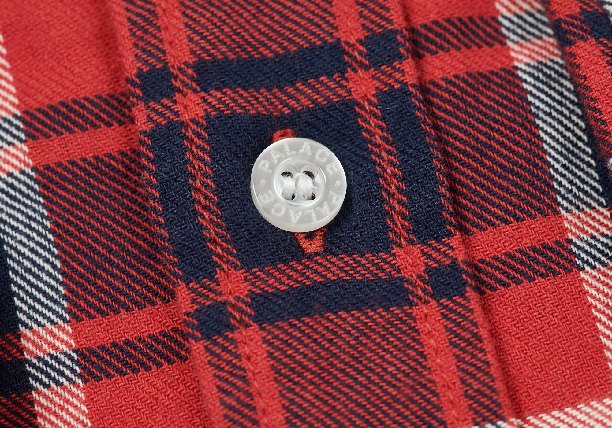 CARGO POCKET FLANNEL SHIRT RED - 5