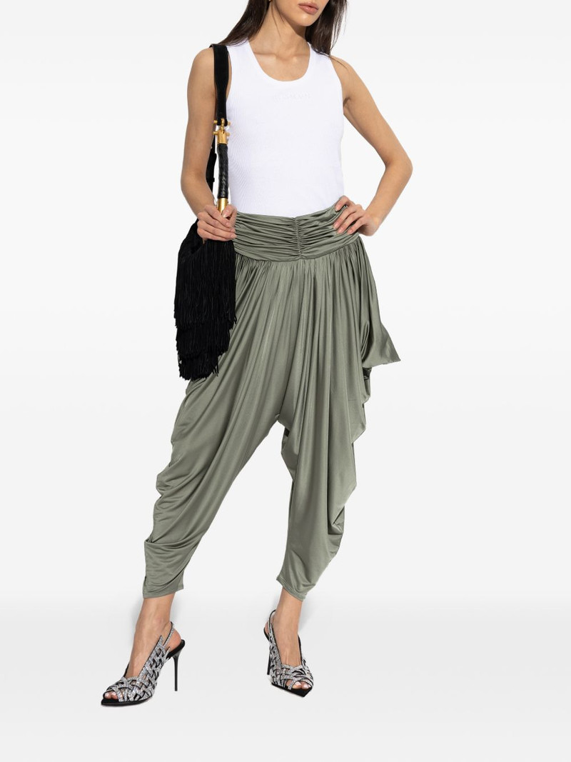 Balmain ruched trousers outlook