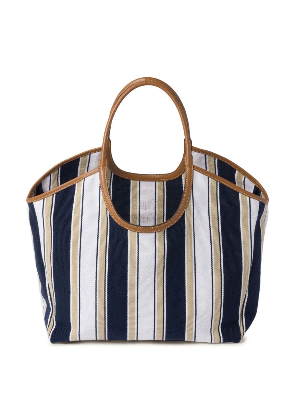 IVY striped tote bag - 2