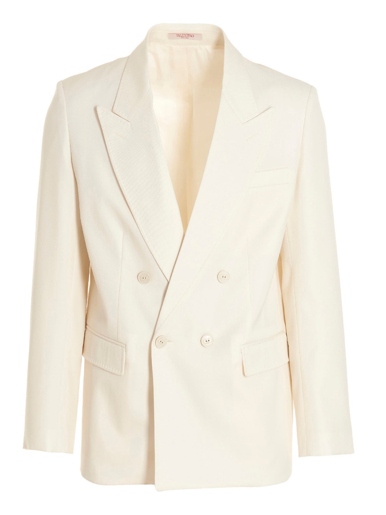 Wool double breast blazer jacket - 1