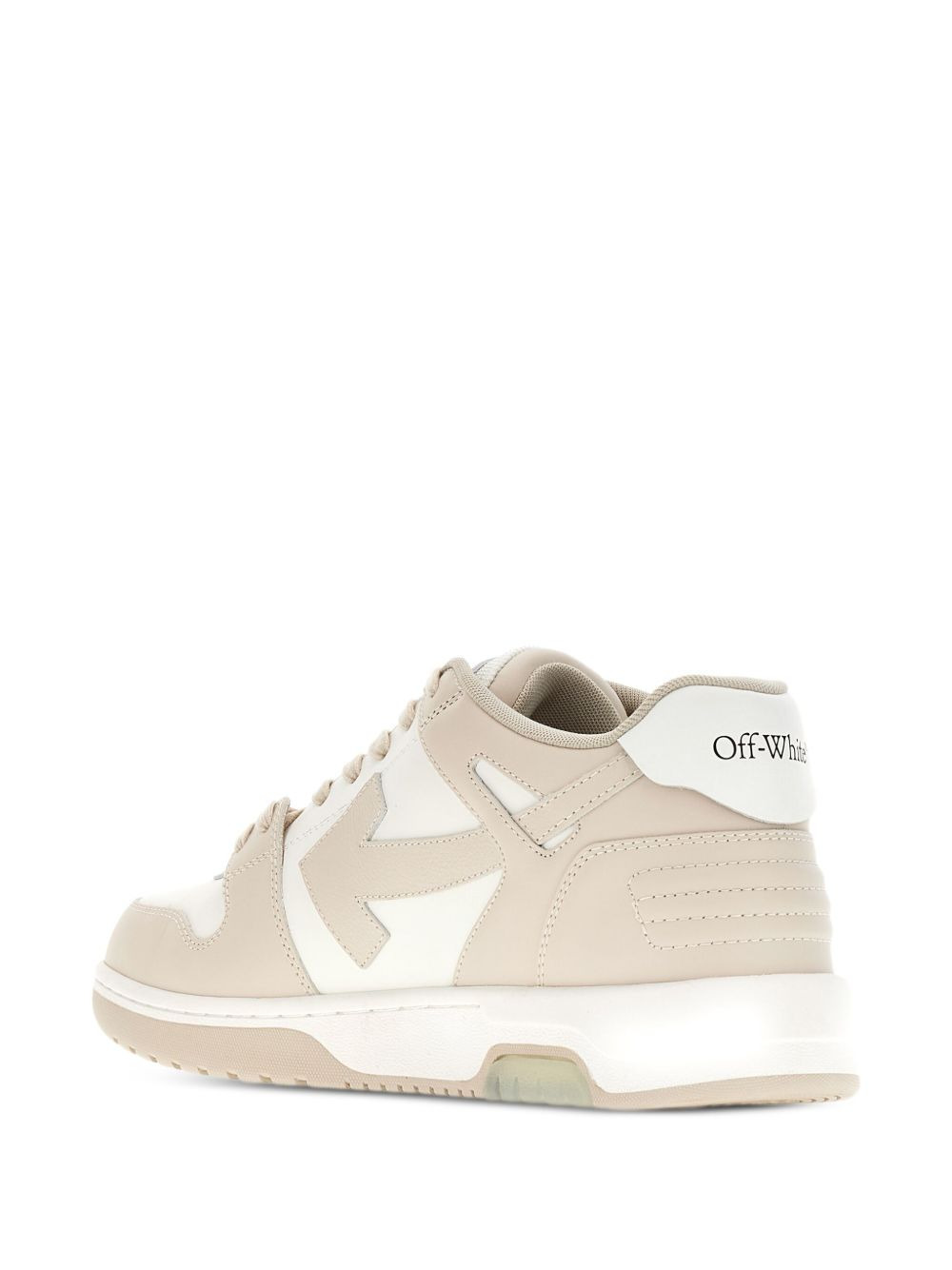 Out Of Office leather panel sneakers - 3
