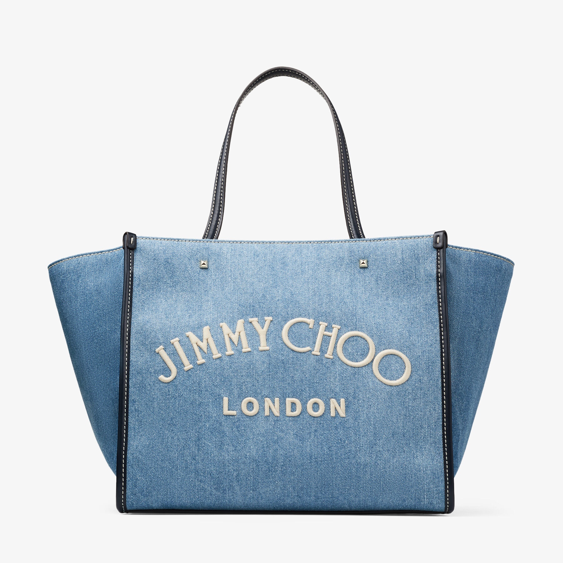 Varenne Tote Bag
Washed Denim Logo Tote Bag with Embroidered Logo - 1