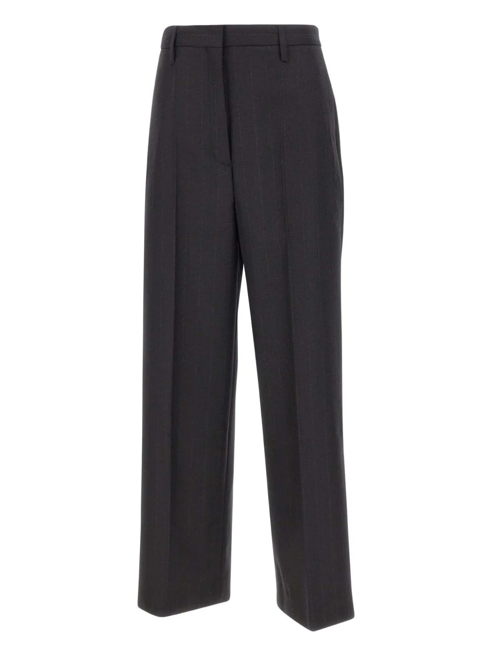 pinstripe wool trousers - 1